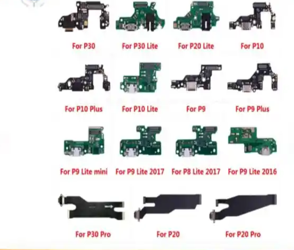 Charging Port Connector Board Parts Charging Flex Cable For HuaWe P30 P20 Pro P10 P9 Plus Mini P8 Lite 2017 flex cable