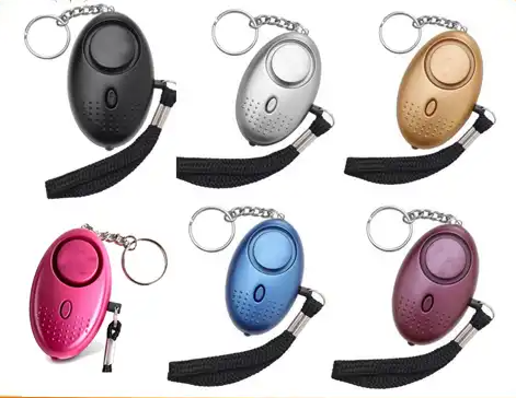 Personal Alarm Keychain, 140DB SOS Emergency Safety Self-Defense Security Alarm with LED Light for Women Girls Kids Anti-Theft